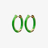 Enamel thin hoops SMALL sophie by sophie green