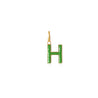 H Enamel letter pendant green gold sophie by sophie_e726a020 5d20 48fc b29e 2968ff02ed8e