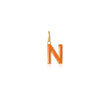 N Enamel letter pendant orange gold sophie by sophie_eb555dc8 92e8 4300 8a81 e781648186c4