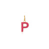 P Enamel letter pendant pink gold sophie by sophie_2d32c39c 2841 4248 8ef1 011662acc330