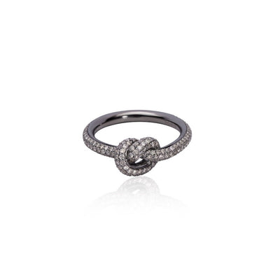 sophie-by-sophie-knot-small-full-brown-diamond-brilliant-ring-oxidized-gold-18K