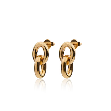 Oval Link Earrings