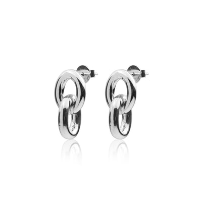 Oval Link Earrings