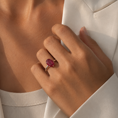 Oval Stone Ring