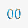 Enamel thin hoops SMALL sophie by sophie blue