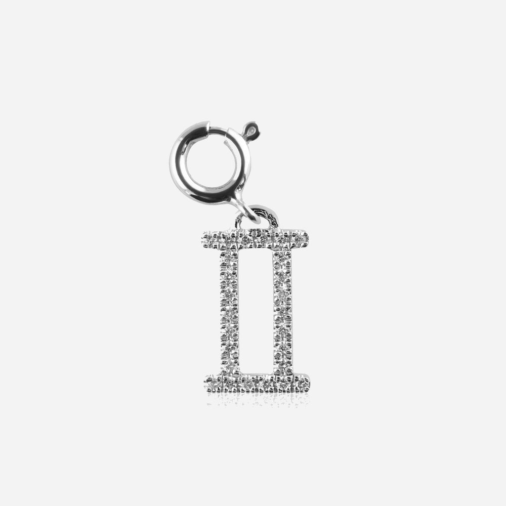 Diamond Star Sign Charm Gemini