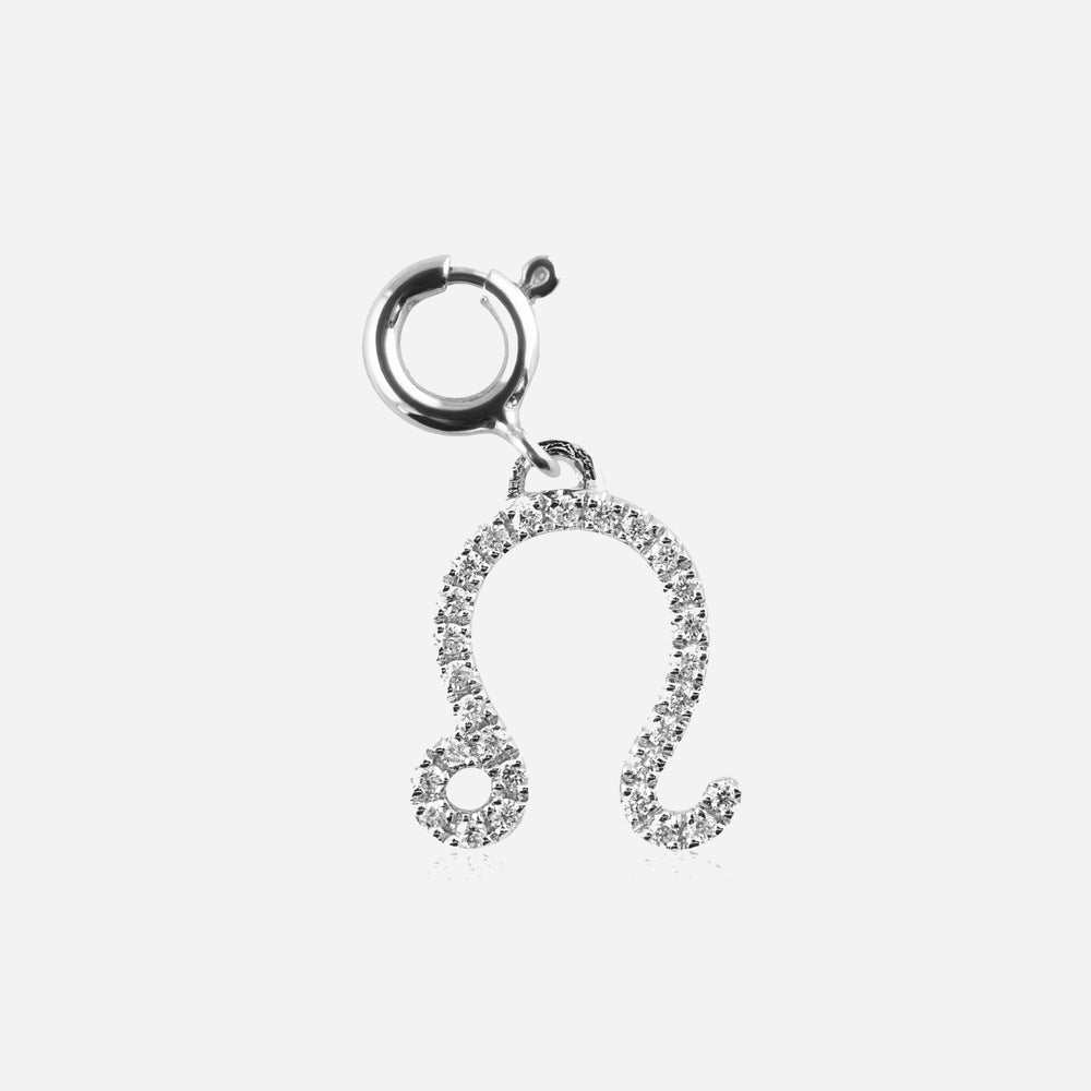 Diamond Star Sign Charm Leo