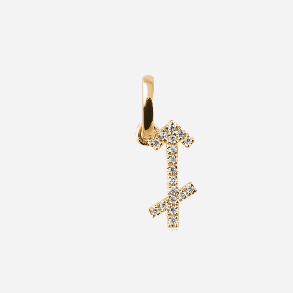 Diamond Star Sign Pendant Sagittarius