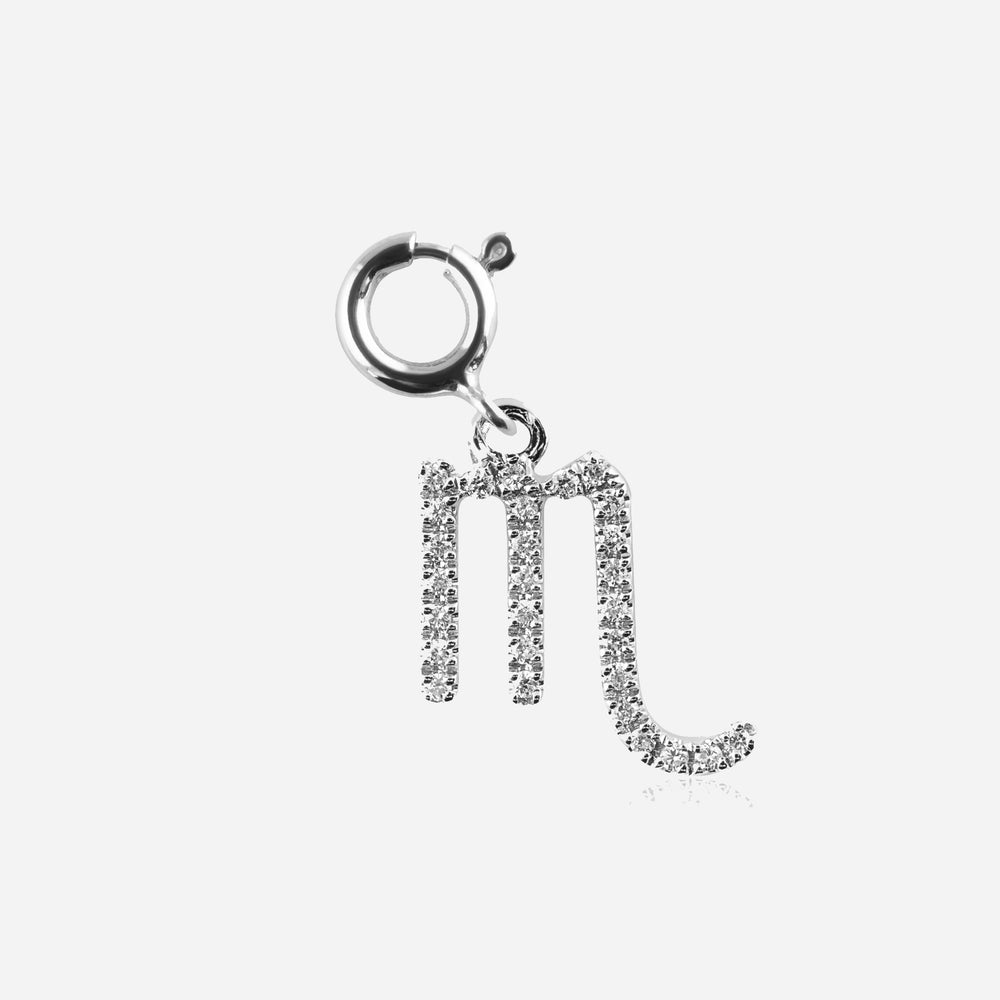 Diamond Star Sign Charm Scorpio