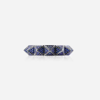 Sapphire Multi Pyramid Ring