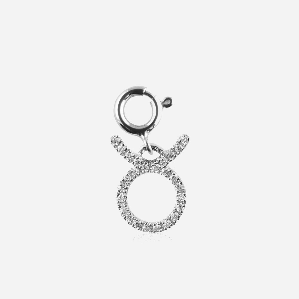 Diamond Star Sign Charm Taurus