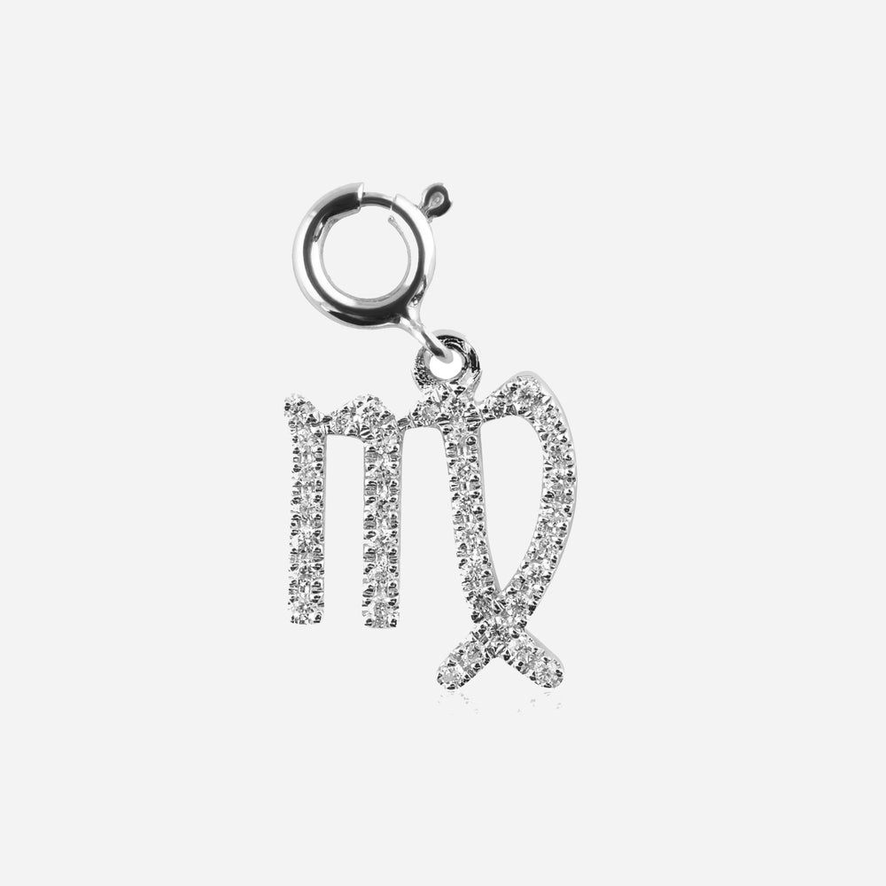 Diamond Star Sign Charm Virgo
