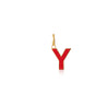 Y Enamel letter pendant red gold sophie by sophie_800a4b33 be3d 4b08 a2eb ede867e52c95