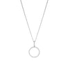 diamond circle necklace white gold sophie by sophie