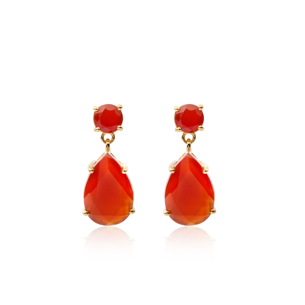 Stone Drop Earrings