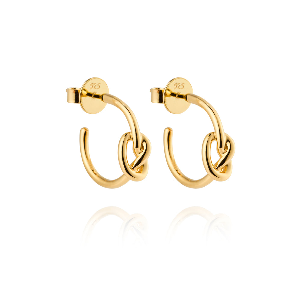 Knot Mini Hoops