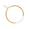 pearl pansar short necklace gold sophiebysophie