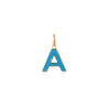 A Enamel letter pendant blue gold sophie by sophie_49dd79d6 f568 42a6 907a f34e3218b5e7