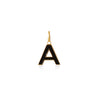 AEnamel letter pendant black gold sophie by sophie_0e3fb1dd bca8 49ba a022 2d7f4db07628