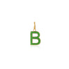 B Enamel letter pendant green gold sophie by sophie_34fddba0 03c7 44bc 8053 46bfd05b6833