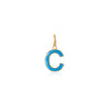 C Enamel letter pendant blue gold sophie by sophie_30e9da70 4793 4de7 b6dd 1eb8d29402da
