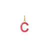 C Enamel letter pendant pink gold sophie by sophie_ab2bcb9f ec05 4508 9c61 75cbe7297ff5