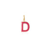 D Enamel letter pendant pink gold sophie by sophie_ea05c7c6 da1f 49d4 9d37 1f7bb136f393