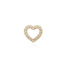    Diamond-Heart-Single-Stud-yellow-gold-sophie-by-sophie