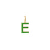 E Enamel letter pendant green gold sophie by sophie_6874b732 c3ef 4fa4 b2d9 bfb13d2677a1