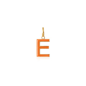 Enamel Letter Pendant E