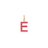 E Enamel letter pendant pink gold sophie by sophie_1ca46976 f578 4e83 b060 2b277b422f0f