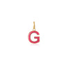 G Enamel letter pendant pink gold sophie by sophie_0d34177f 0e45 4c9e ac82 a039769e59cc