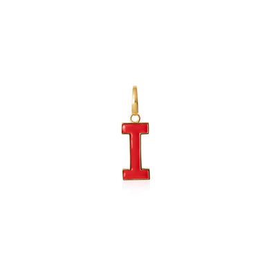 Enamel Letter Pendant I