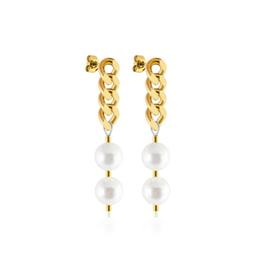 sophie-by-sophie-gold-chain-pearl-earrings