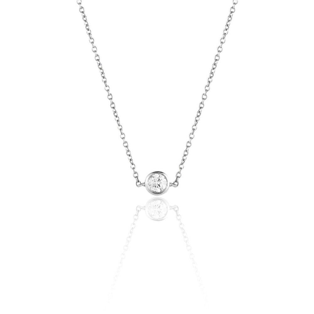 One Diamond Necklace