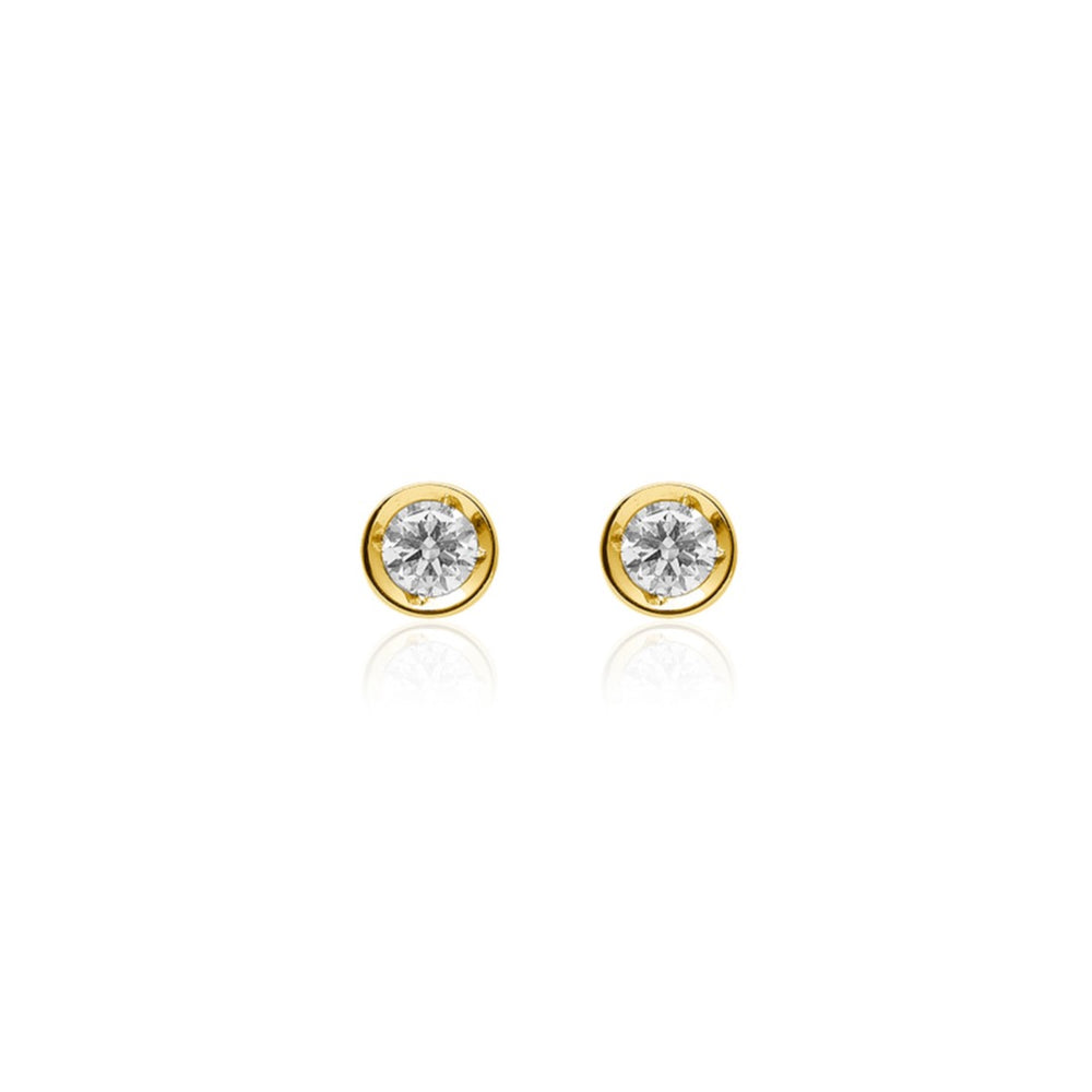 One Diamond Small Studs