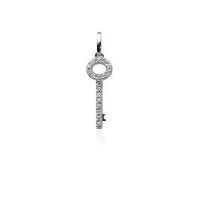 Diamond-Key-Pendant-Whitegold-18k-Silver-Diamond Key-Sophie-by-Sophie