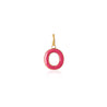 O Enamel letter pendant pink gold sophie by sophie_fbd787a1 351a 409d 8c99 c19de10081cd
