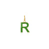 R Enamel letter pendant green gold sophie by sophie_367cbb07 b5bb 4b0f 97e4 f68539455e9a