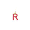 R Enamel letter pendant pink gold sophie by sophie_72fe5d42 85e4 40ad 858e 6bfae3741638