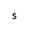 SEnamel letter pendant black gold sophie by sophie_592e1d47 2d70 47b3 9a6b d02d91dc8087