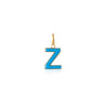 Z Enamel letter pendant blue gold sophie by sophie_65cf235c b867 47bd 8e38 5fbfea776868