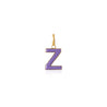 Z Enamel letter pendant purple gold sophie by sophie_50254c95 7aee 4a23 924a 710ffc5aa99d