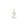 Z Enamel letter pendant white gold sophie by sophie_11f63497 48e5 4ec1 91a3 54047f1a0934