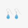 candy drop earrings silver blue sophie by sophiekopiera