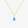 candy drop necklace gold guld sophie by sophie blue