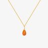 candy drop necklace gold guld sophie by sophie orange