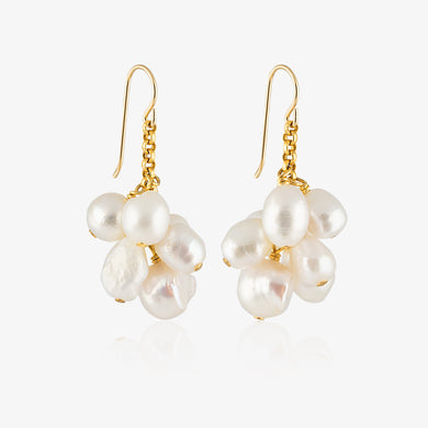 Candy Pearl Grape Earrings