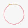 candy stone necklace sbys light pink gold