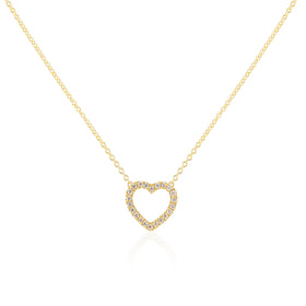 Diamond Heart Mini Necklace